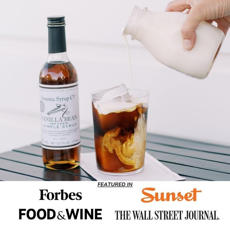 Sonoma Syrup Co. Vanilla Bean Infused Simple Syrup 12.7 fl