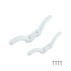 VTurboWay 2 Pack Nylon White Rope Cleat 4" Marine Grade
