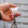 Awning Hooks for Piping Rail, Pack of 6, White, for