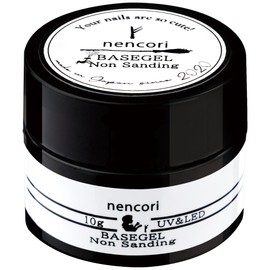 nencori Gel Nail Non-Sanding Base Gel, Made in Japan, 0.4 oz (10 g) Nail Cosmetics