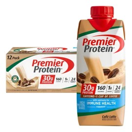 Bebida Premier Protein Sabor Cafe Latte Paquete De 12                                                                                                 