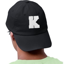 Morefaz New Boy Girl Adjustable Baseball Cap Children School Caps Kids Hat Sport Alphabet A-Z (K) MFAZ Ltd