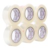 Cinta De Empaque Transparente 48mmx150metros Kit 6 Pzas Transparente Embalaje