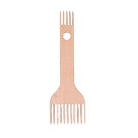 Wooden Comb，Weaving Comb Double Ended Ergonomic Design Beech Glossy Weaving Comb for Weaving Craft