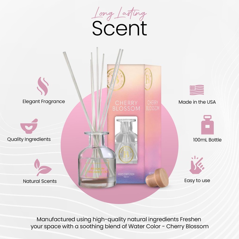 Brooklyn Fragrance Co. Water color- Long Lasting Scented Aroma Diffuser