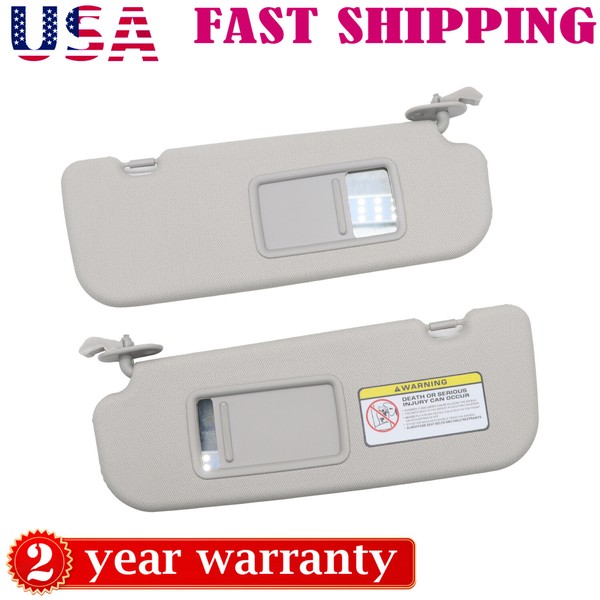 Unbranded For 2011-2015 2012 Hyundai Elantra Car Sun Visor Pair