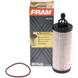 Fram FRAM Ultra Synthetic Automotive Replacement Oil Filter, Designed for Synthetic Oil Changes Lasting up to 20k Miles, XG11665 (Pack of 1)