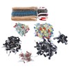 1500PCS Electronic Component Kit Resistors Transistors Ceramic Electrolytic Capacitors LED