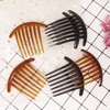 Honbay 6PCS Plastic 7 Tooth French Twist Combs Hair Side