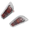 Pair Front Turn Signal Light Plastic 204360F Fit for Piaggio