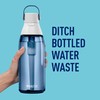 Brita Hard-Sided Plastic Premium Filtering Water Bottle, BPA-Free, Reusable, Replaces