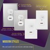 ENERLITES Combination Toggle and Pilot Light Switch, Duplex Style, Illuminated