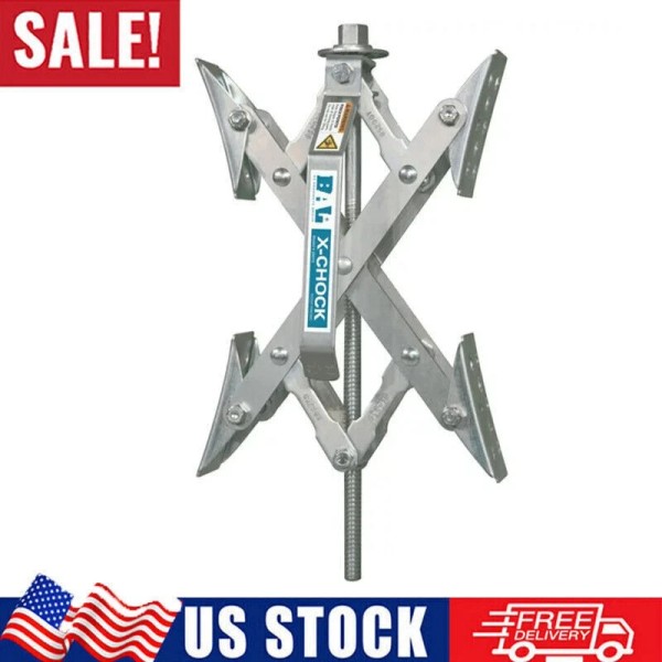 Unbranded X-Chock Tire Locking Chock Wheel Stabilizer for RV Trailer