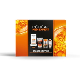 L'Oréal Men Expert Sports Routine Gift Set for Him, Energising Face & Body Skincare Routine, Gift Set for Men