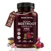 Beetroot Capsules 5100mg – High Strength Beetroot Supplement with Black