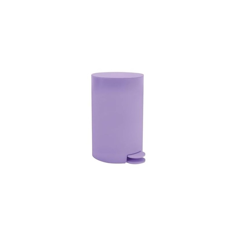 MSV OSAKI Bathroom Pedal Bin 3L Lavender Matt Lavande Mat