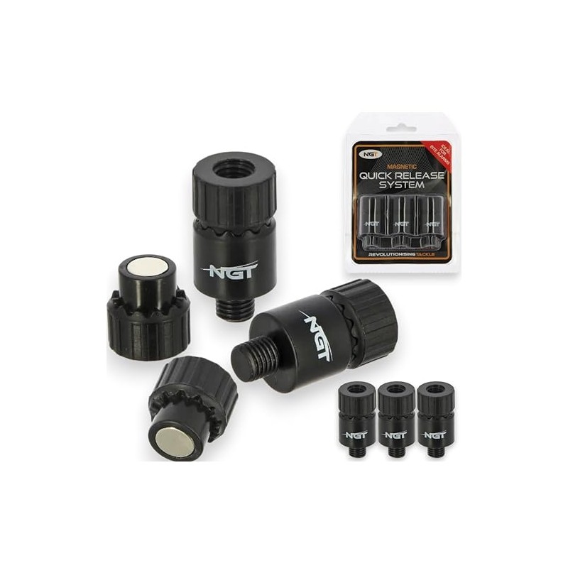NGT Quick Release Magnet Systems Pack of 3 Carp coarse