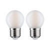 Paulmann Pack of 2 LED Drops, Diameter 45 mm, 5