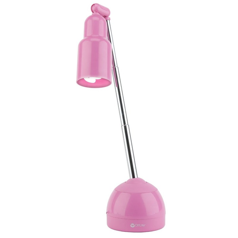 OttLite Telescoping Lamp, Pink