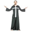 Túnica inspirada en Danzcue para niños, Negro-blanco, S-M-Child