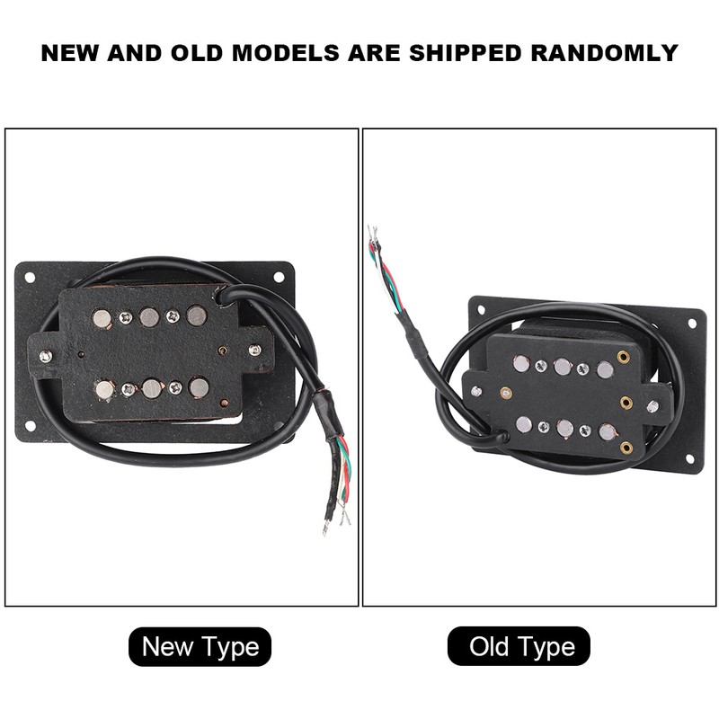 Prewired 3 String Humbucker Pickup Input Jack for Cigar Box
