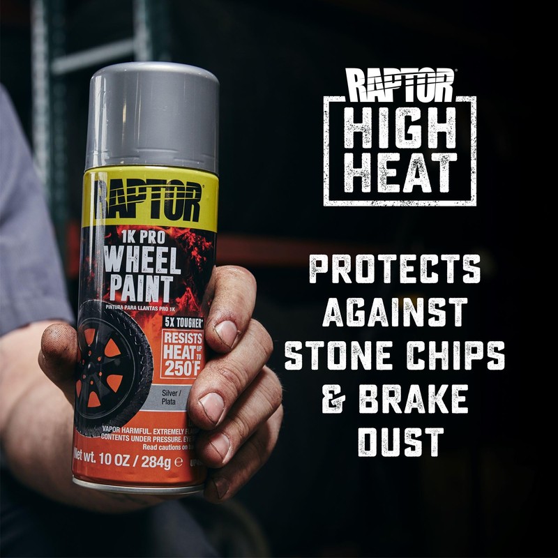 RAPTOR Wheel Paint Spray, Repair & Extend Wheels, Professional Grade
