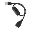 Hilitand USB Cable with Switch, 5pcs USB Male to Female