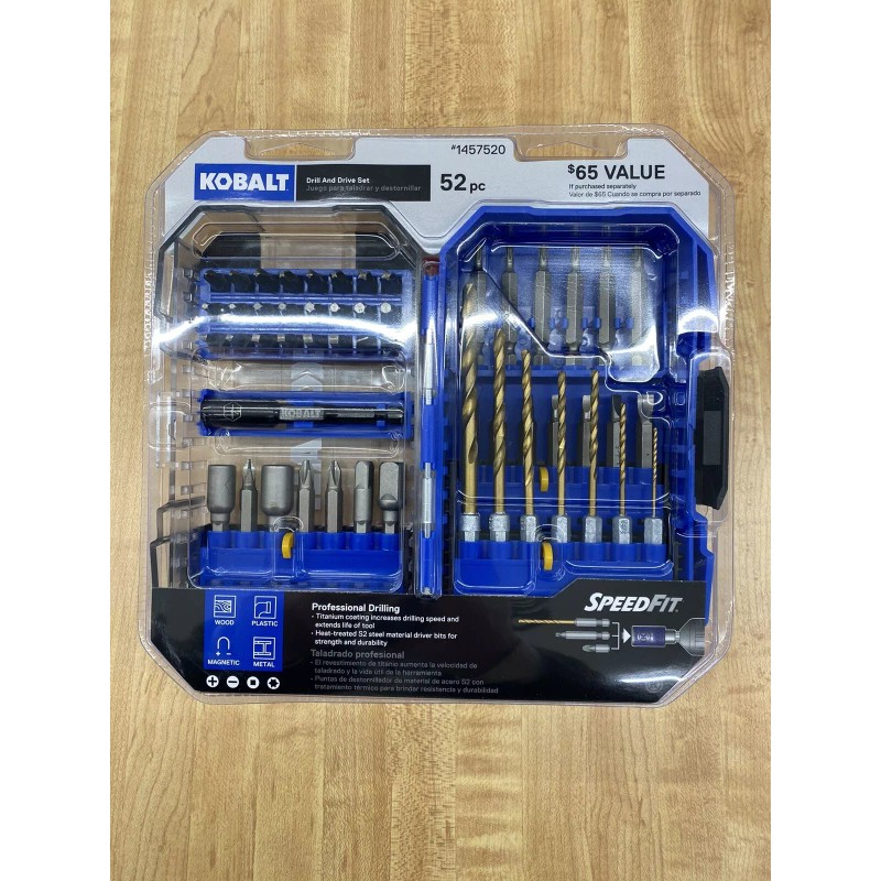 Kobalt 52 pc. Drill and Drive Set -1/4 in hex
