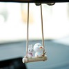 YGMONER Super Cute Swing Chick Mirror Hanging Car Interior Accessories