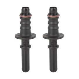 X AUTOHAUX 2pcs 6.30mm ID6 Car Fuel Line Hose Pipe Quick Release Male Connector