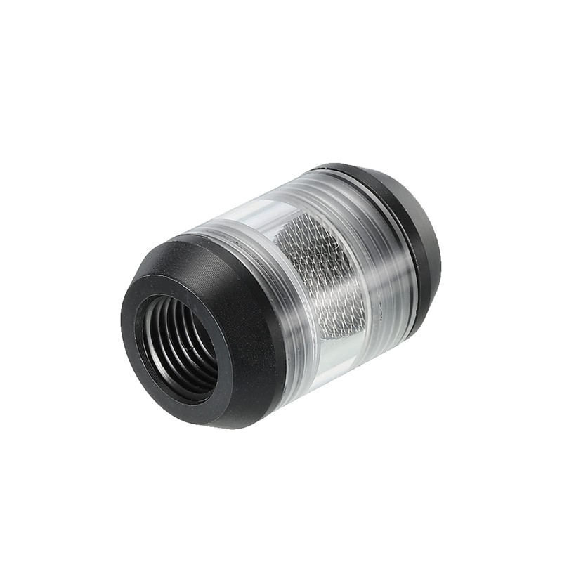 sourcing map Cylindrical Water Cooling Filter, Fine Screen Funnel Shaped