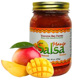 Traverse Bay Farms Nationally Award-Winning Salsa (Mango, 1 Jar)