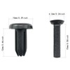 Pro Bamboo Kitchen 50PCS Pegboard Hooks Accessories Nylon Expansion Screw