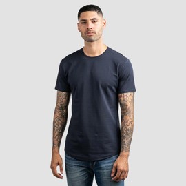 BYLT Drop-Cut Men's T-Shirt_Navy_Small