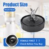 7 Fins Blade Replacement Part for Nutri Ninja Auto iQ,