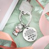 FABACH Best Friend Keyring Guardian Angel with Heart and Engraving