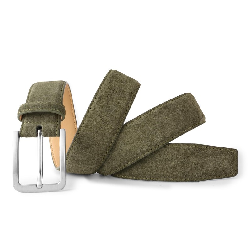 Men's Belt Casual Genuine Leather Suede Belts for Men 1