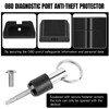 MLWIRD OBD2 Port Lock Black Aluminum Alloy OBD Diagnostic Port