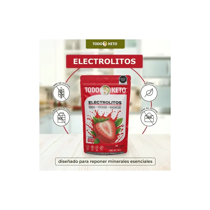 Sales Para Preparar Electrolitos Sin Azúcar Varios Sabores