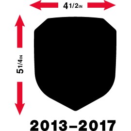 Unbranded GRILLE EMBLEM fits RAM 500-3500  Punisher 2013-17 BLK- LIME GREEN