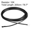 sourcing map 10K NTC Thermistor Probe 78.7 Inch Epoxy Sensitive