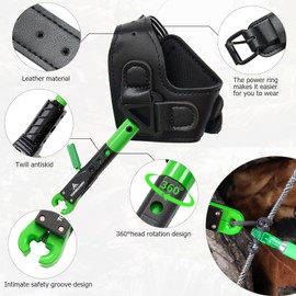 TOPARCHERY Archery Compound Bow Release Aids Trigger (Green)