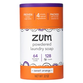Zum by Indigo Wild Plant-Based Powdered Laundry Soap - Sweet Orange - 64 Loads