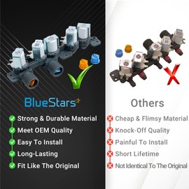 BlueStars ULTRA DURABLE AJU73213301 Washing Machine Inlet Valve Assembly Replacement Part - Exact Fit for LG Washers - Replaces PS6448324, PD00005245, 2660126, AP5668417, EAP6448324, 33090048.