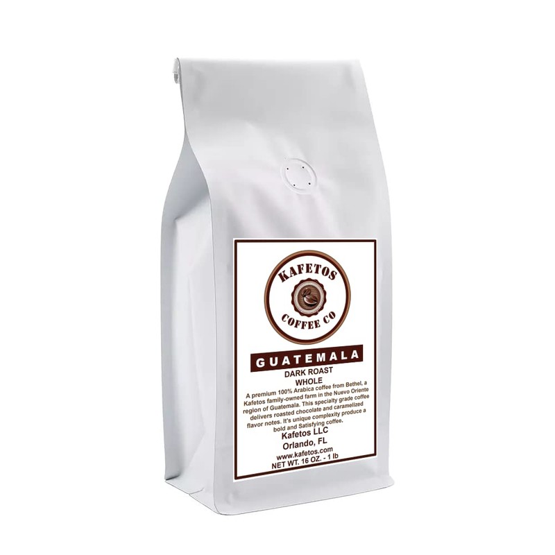 Dark Roast Whole Beans Guatemala Premium Coffee Specialty Grade -
