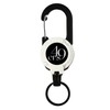 49ers Key Back Reel with Carabiner, Reel Keychain, Strong Pin-on
