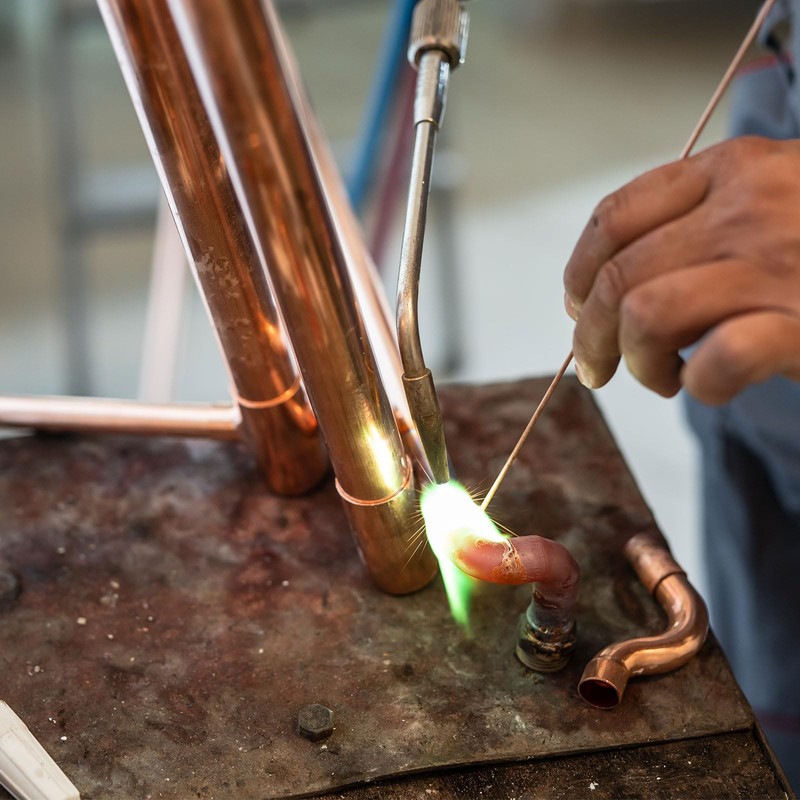 PATIKIL 1-5/8 Inch ID Copper Pipe End Cap, Copper Fitting