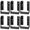 GBGS 6 Pack Concealed Joist Hanger for 4x6 Beam,14 Gauge