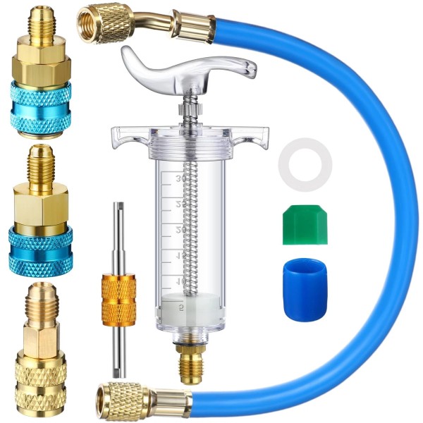 Tellegloww Oil and Dye Injector Kit 1/4 SAE with SAE