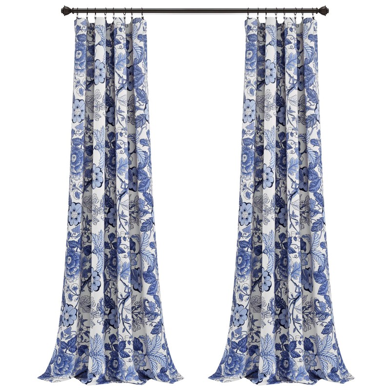 Lush Decor Sydney Light Filtering Window Curtain Panels, Pair, 52"